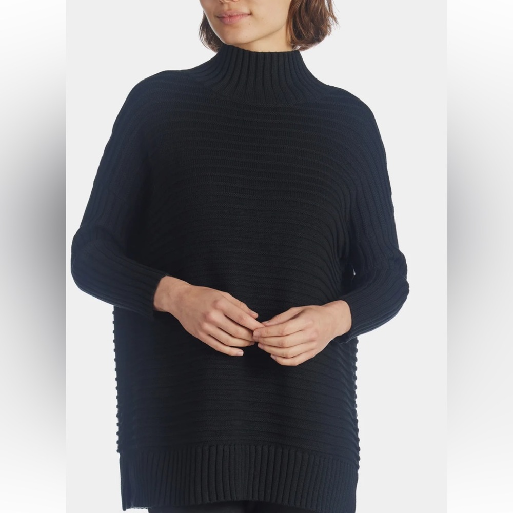 NWT French Connection Mozart Ribbed High Neck Sweater🖤
